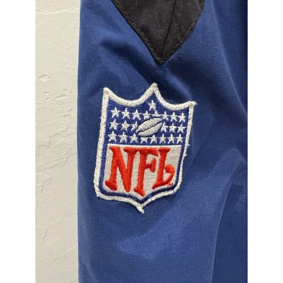 Dallas Cowboys 90s APEX puffer STARS jacket JERRY M blue white NFL Pro Line vtg - Picture 8 of 16